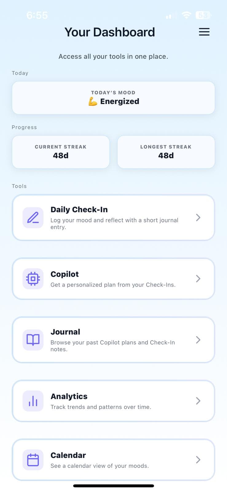Dashboard preview